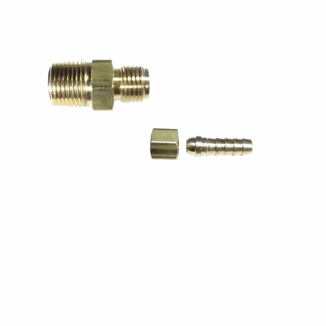 Inverted flare brass fittings