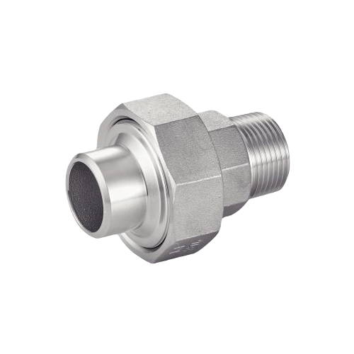 BW / Male Casted Unions With Conical Seat