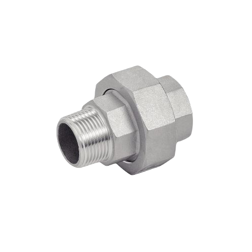 Male / Female Casted Unions With Conical Seat