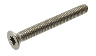 Six Lobes Countersunk Head Screw