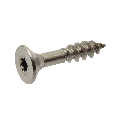 Chipboard Screw Countersunk Head Partial Thread Six Lobes Recess - Stainless Steel