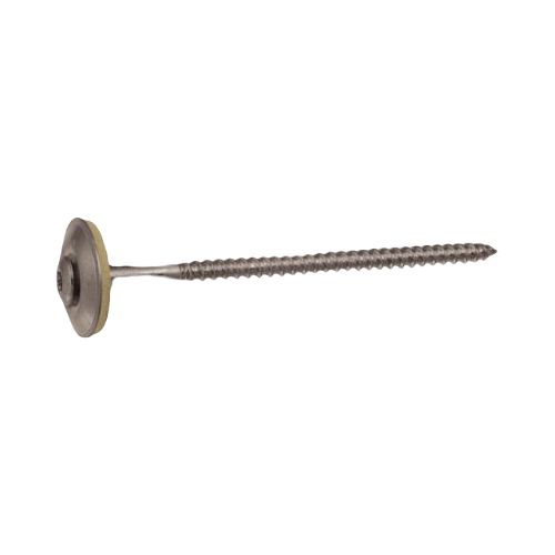 Six Lobes Raised Countersunk Head Screw + Epdm Washer Ø 20 - Stainless Steel