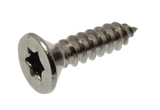 Six Lobes Recessed Countersunk Head Self  Tapping Screw - Stainless Steel