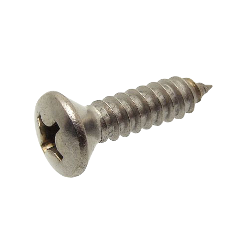 Phillips Cross Recessed Raised Countersunk Head  Self Tapping Screw - Stainless Steel
