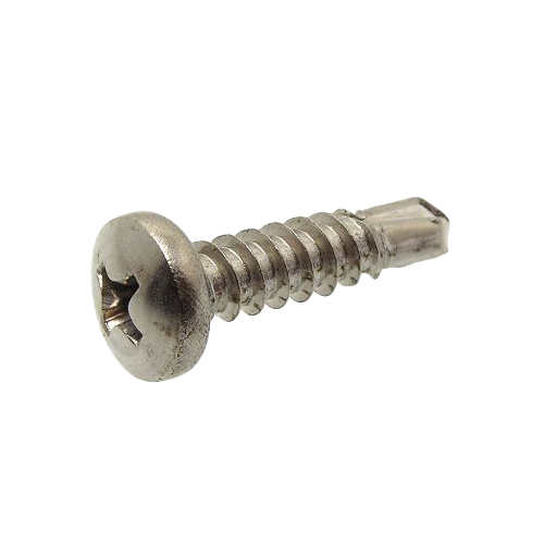 Self Drilling Screw Pan Head   Phillips Recess - Stainless Steel