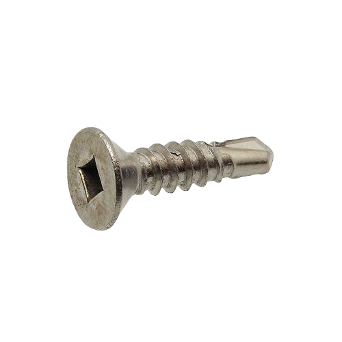 Self Drilling Square Recessed Countersunk Head Screw Stainless Steel