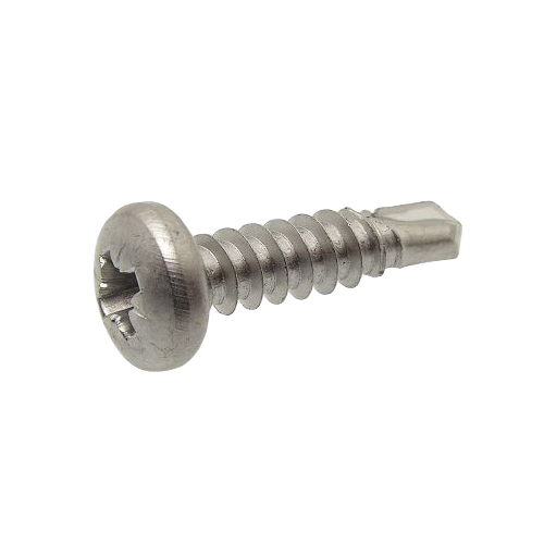 Self Drilling Screw Pan Head  Pozidriv Recess - Stainless Steel