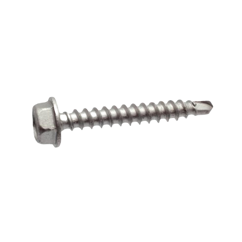 Hexagon Head With Flange Self-Drilling Screw Point 1- Steel And Stainless Steel