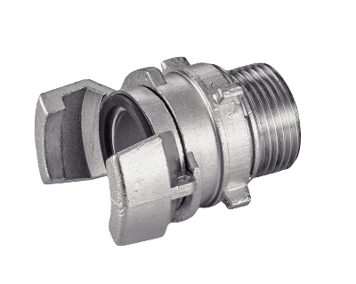 Half Coupling Bspp Threaded,With Locking Ring Symmetrical Coupling