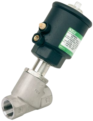 Pneumatic Globe Valve Bsp Threaded, Nc, Above Seat Arrival