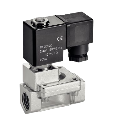 Electrovalve (Nc) With Pressure Aided Drive, Bsp Threaded