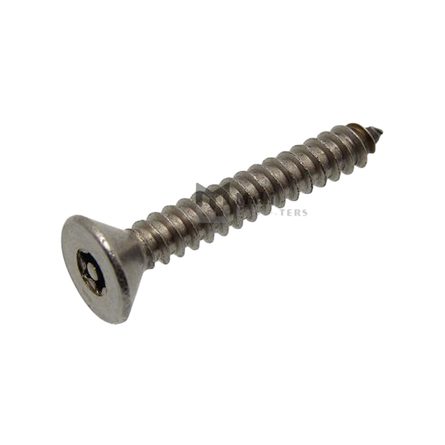 Self Tapping Security Screw Flat Head Six Lobes Recess