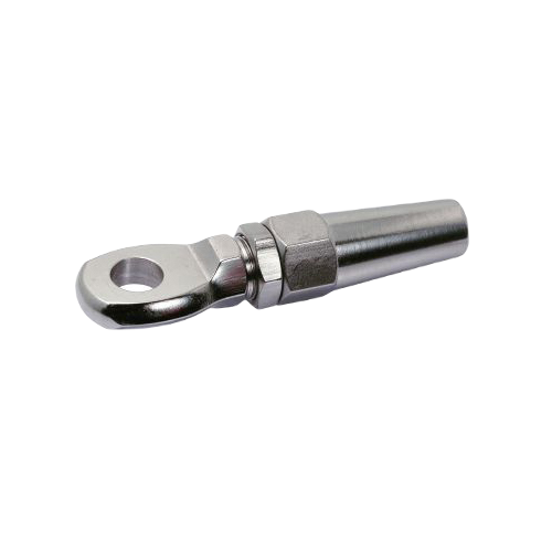 Swageless Eye Terminal For Wire Decoration