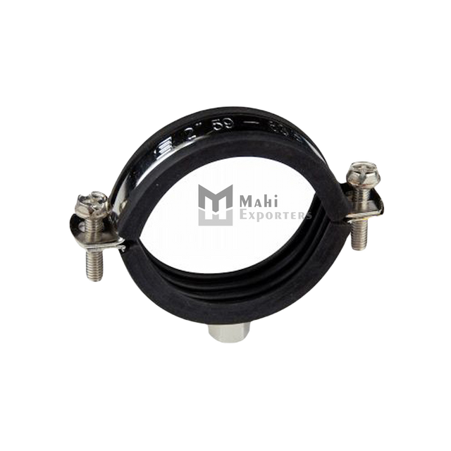 Round Pipe Holder With Rubber Protection, Light Type  Supportage