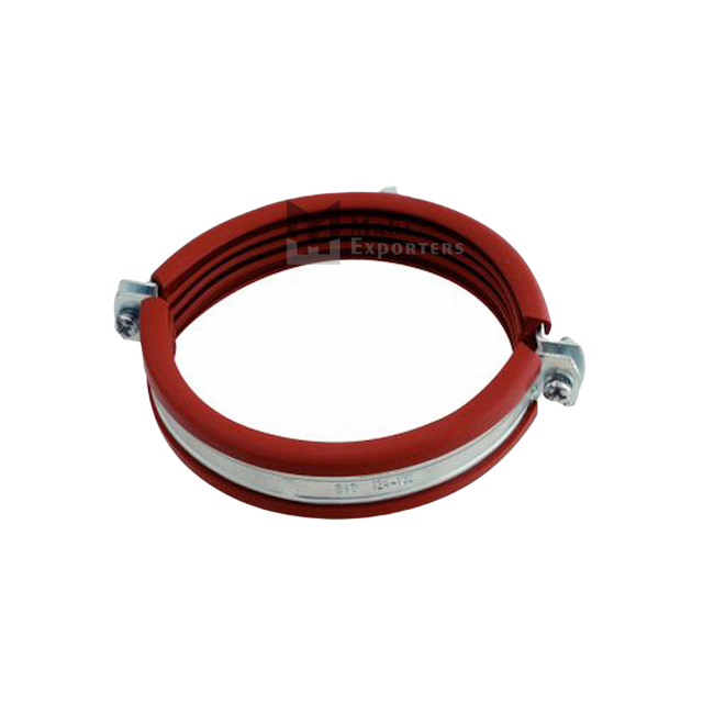 Two Screws Clamp With Quick Locking System And Noise Insulating Lining For High Temperature  Supportage